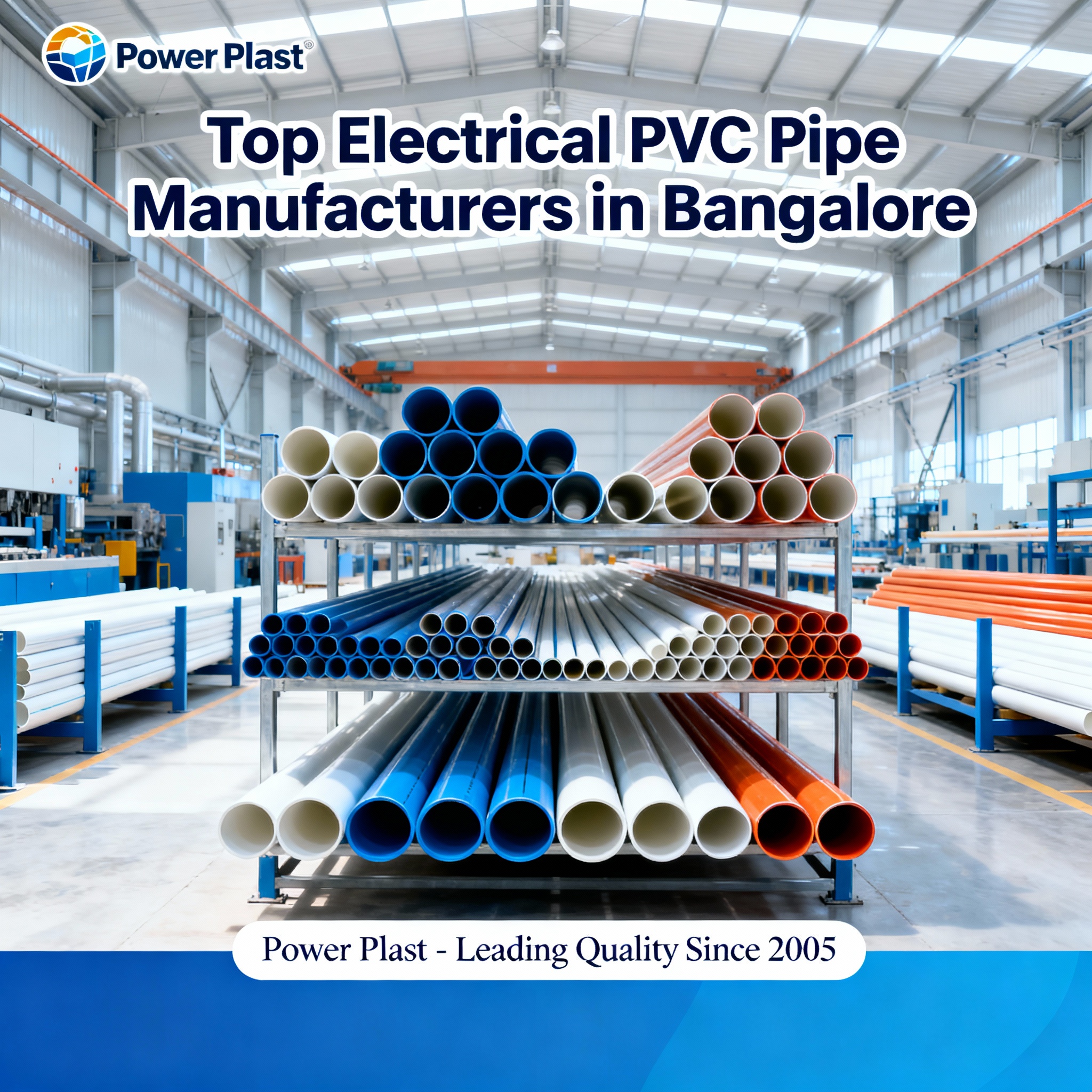 Top Electrical PVC Pipe Manufacturers in Bangalore